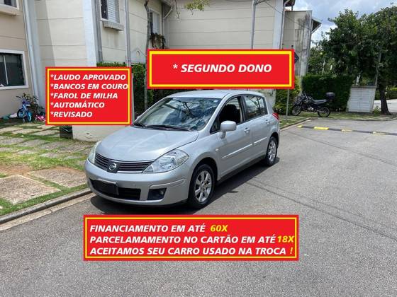 NISSAN TIIDA 1.8 S 16V GASOLINA 4P AUTOMÁTICO NISSAN TIIDA 1.8 S 16V GASOLINA 4P AUTOMÁTICO